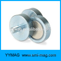 Wholesale Neodymium Pot Magnet Nickel Coated Covers Neo Round Bases